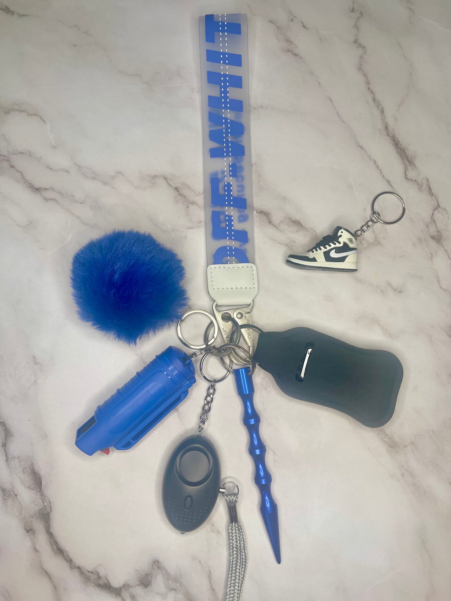 Blue Sneaker keychain