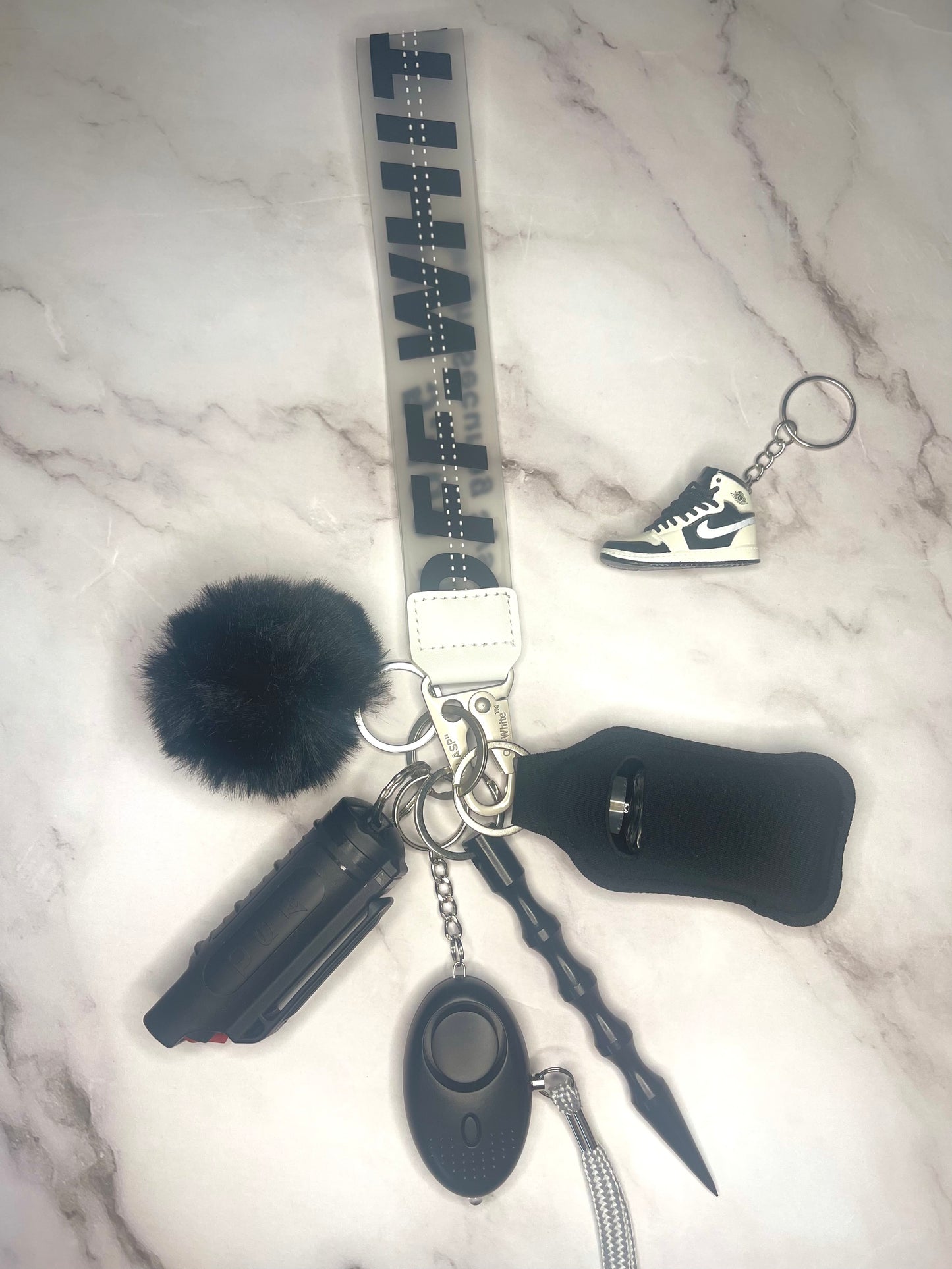 Black Sneaker keychain