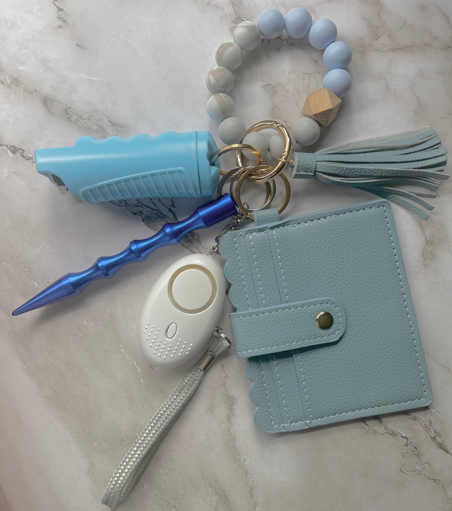 Blue Wallet keychain